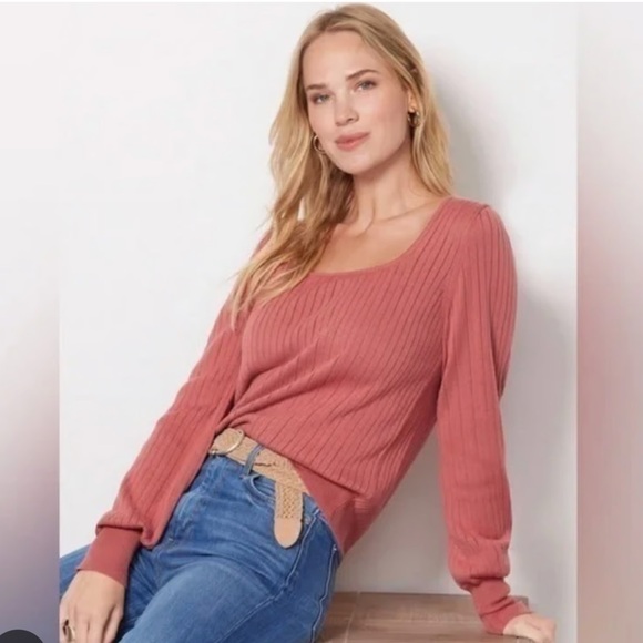 Everly Sweaters - EVEREVE Kaia Scoopneck Pullover Sweater